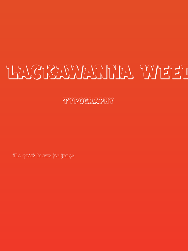 Lackawanna Weed NF Poster