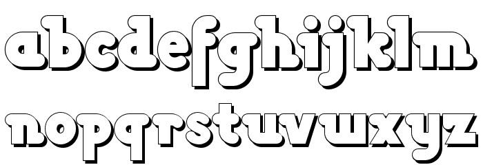 Lackawanna Weed NF Font LOWERCASE
