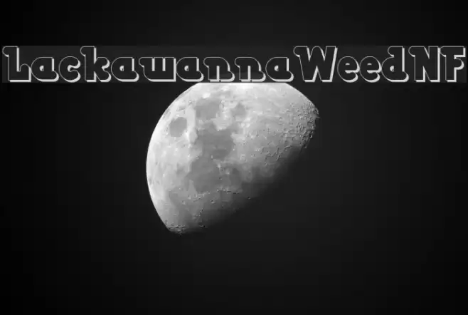 LackawannaWeedNF Font examples