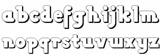 LackawannaWeedNF Font LOWERCASE