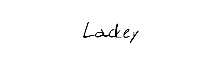 Lackey Font