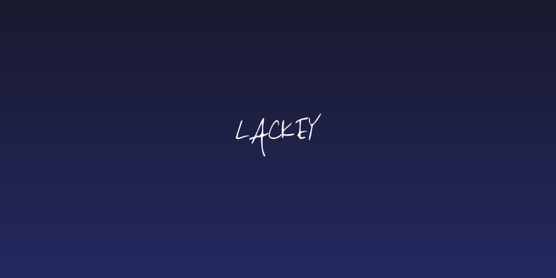 Lackey Social Header