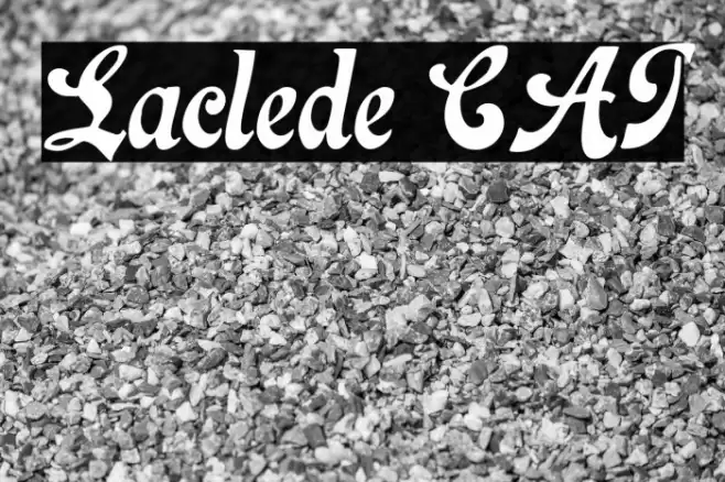 Laclede CAT Font examples