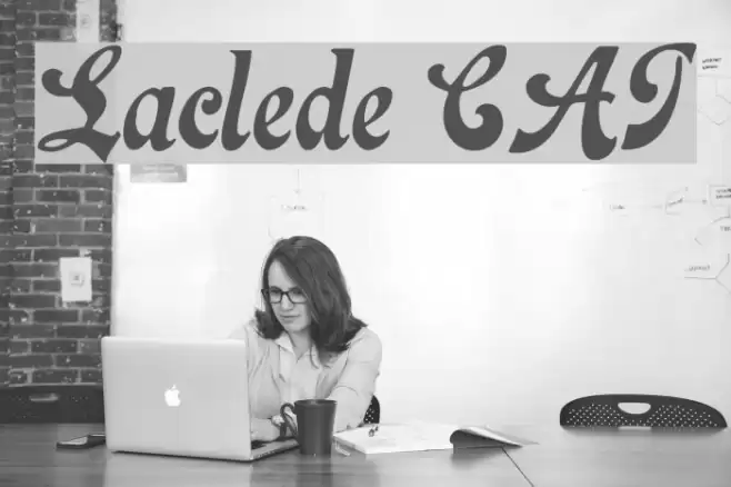 Laclede CAT Font examples