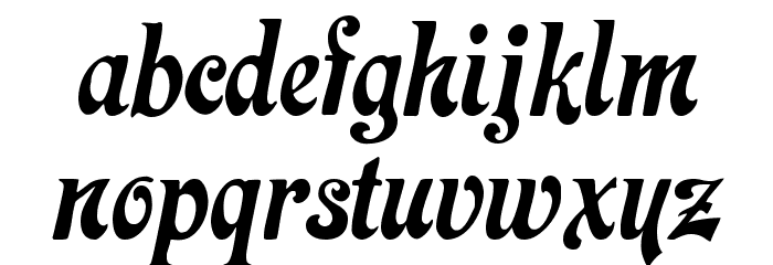 Laclede CAT Font LOWERCASE