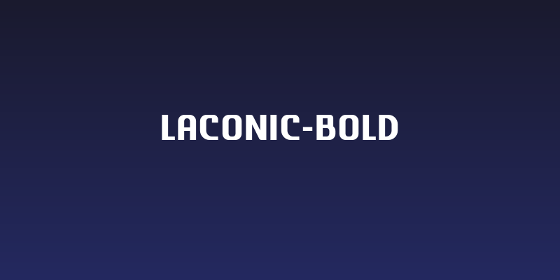Laconic-Bold Social Header