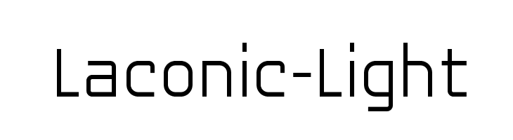 Laconic-Light Font