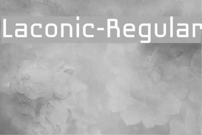 Laconic-Regular Font examples