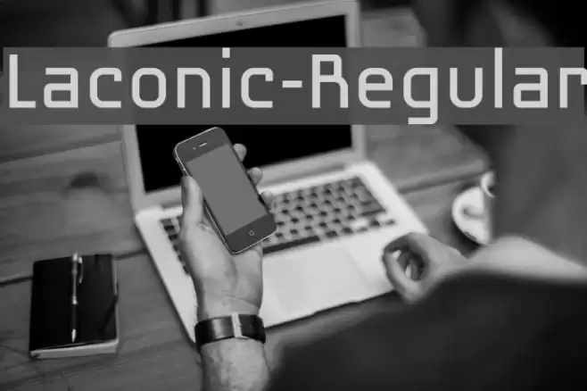 Laconic-Regular Font examples