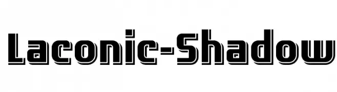 Laconic-Shadow  Fuentes Gratis Descargar