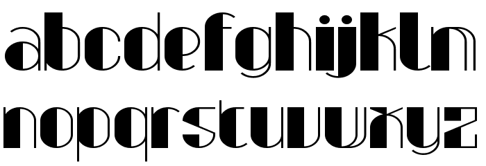 Laconica Regular Font LOWERCASE