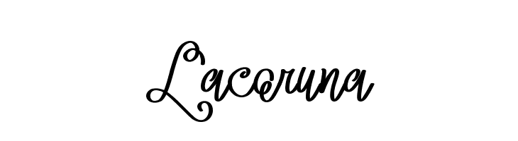 Lacoruna  Fuentes Gratis Descargar