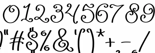 Lacoruna Font OTHER CHARS