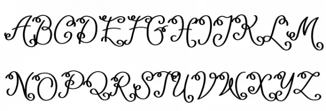 Lacoruna Schriftart Groß