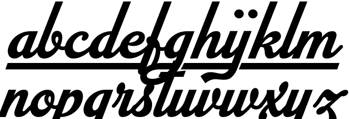Lacosta Line PERSONAL USE ONLY Font LOWERCASE