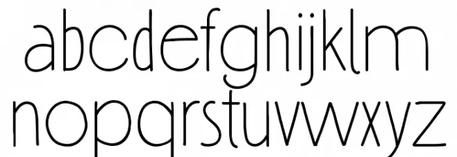 Lacoste Schriftart Kleinbuchstaben