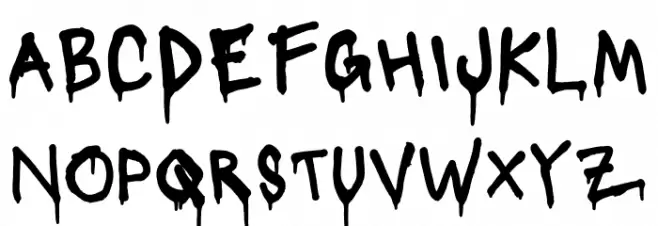 Lacquer Regular Schriftart Groß