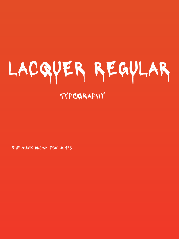 Lacquer Regular Poster