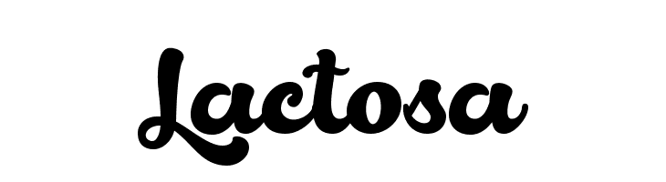 Lactosa  免费字体下载