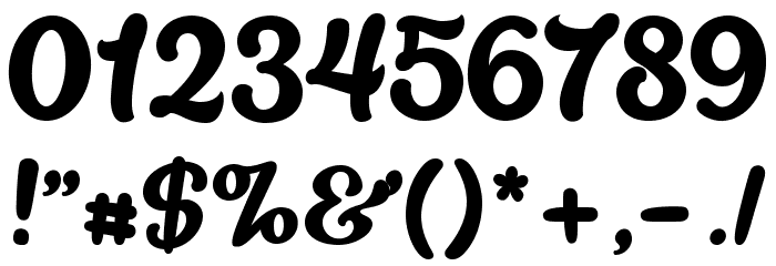 Lactosa Font OTHER CHARS