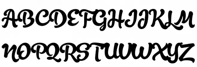 Lactosa Schriftart Groß