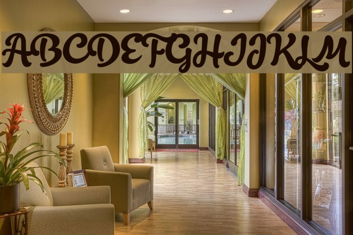 Lactosa Font examples