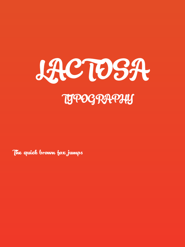 Lactosa Poster