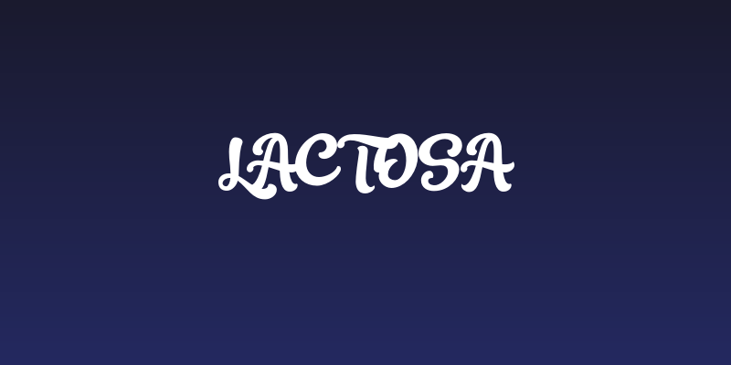 Lactosa Social Header