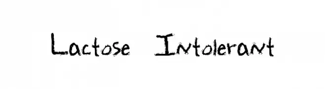 Lactose Intolerant  免费字体下载