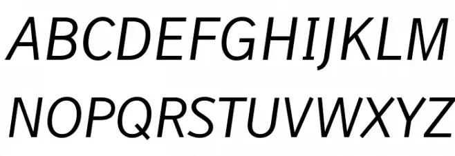 Lacuna Italic Polices MAJUSCULES