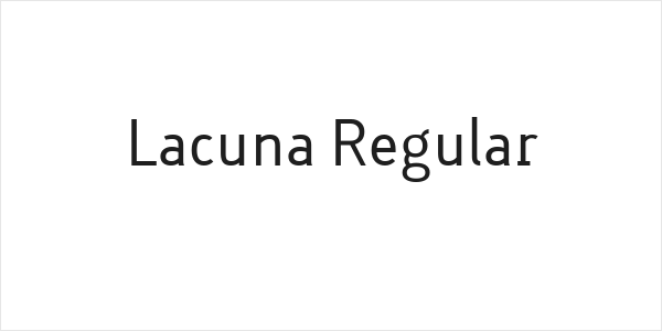 Lacuna Regular Logo
