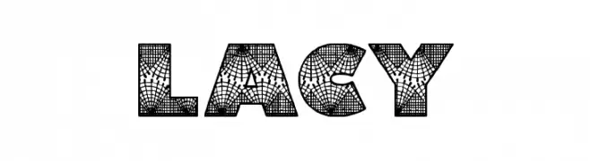 Lacy  Скачать бесплатные шрифты
