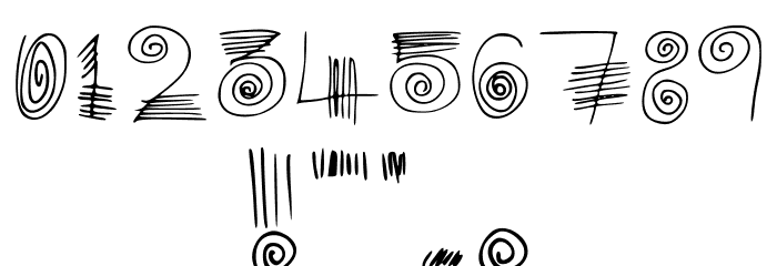 Ladder Writing Regular Font OTHER CHARS