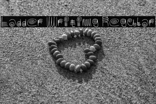 Ladder Writing Regular フォント examples