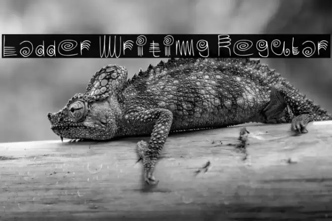 Ladder Writing Regular フォント examples