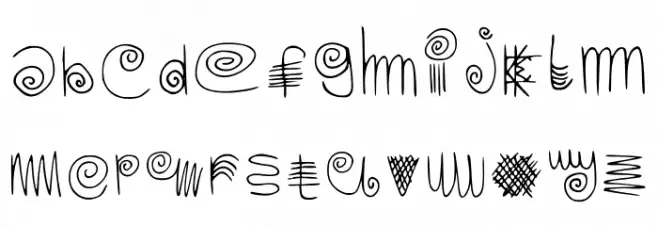 Ladder Writing Regular フォント 小文字