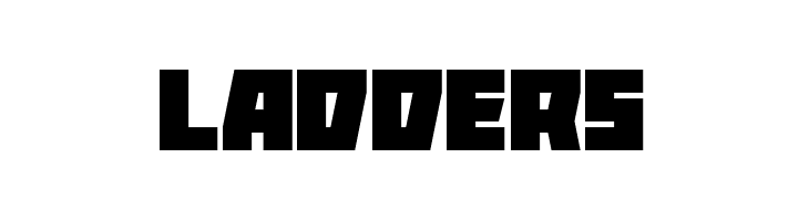 Ladders  フリーフォントのダウンロード