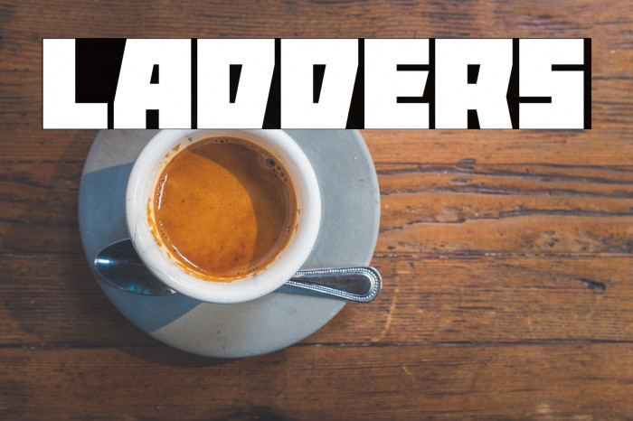 Ladders Font examples