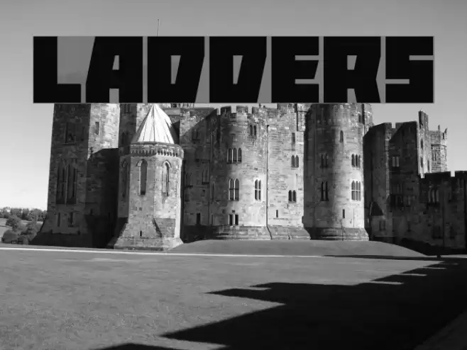 Ladders Font examples