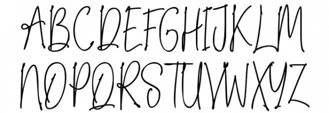 Ladies - Personal Use Caratteri MAIUSCOLE