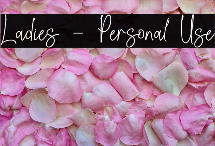 Ladies - Personal Use Example 2
