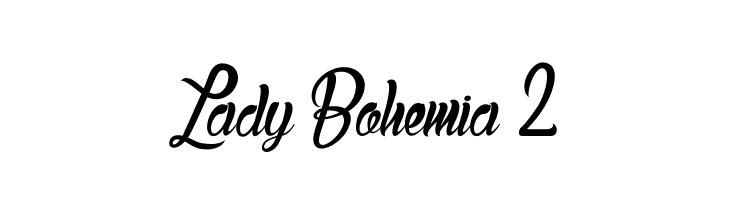 Lady Bohemia 2  Скачать бесплатные шрифты