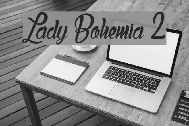 Lady Bohemia 2 Font examples