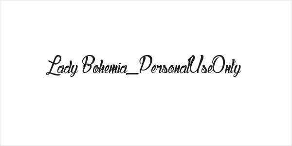 Lady Bohemia_PersonalUseOnly Logo