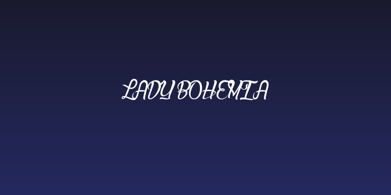 Lady Bohemia Social Header