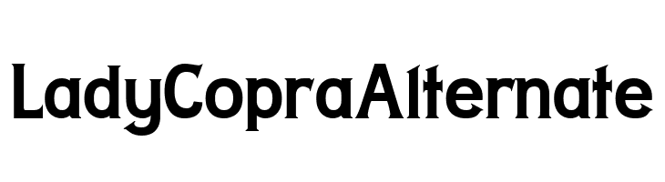 Lady Copra Alternate  免费字体下载