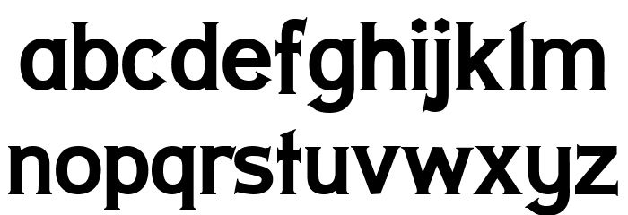 Lady Copra Alternate Font LOWERCASE