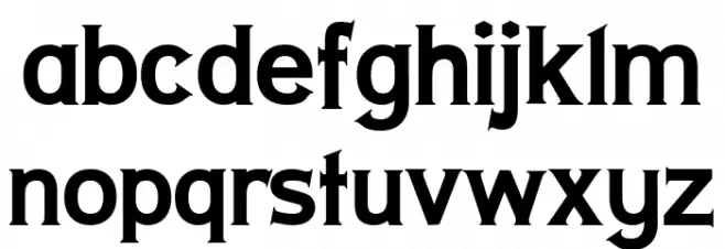 Lady Copra Alternate Font LOWERCASE