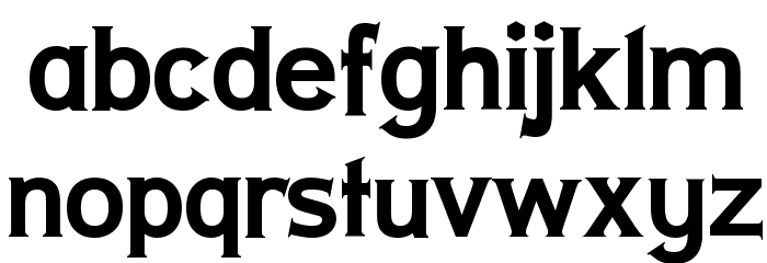 Lady Copra Alternate Font LOWERCASE