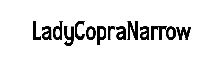 Lady Copra Narrow  免费字体下载